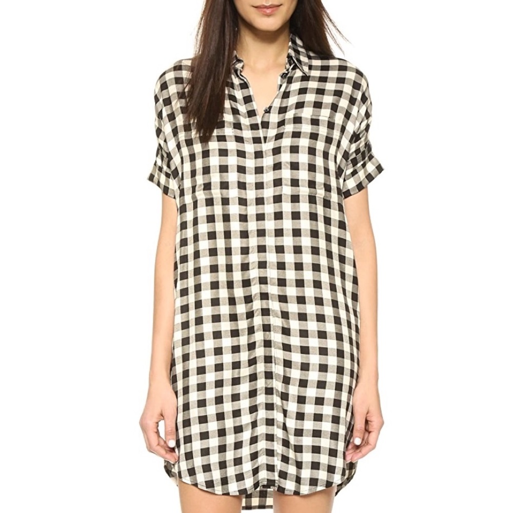 Madewell Courier Shirtdress in Buffalo Check